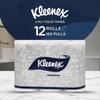 Kleenex 2 ply Toilet Paper Tissue Roll, 12 Rolls, 160 Pulls/Roll (Total 1,920 Sheets) (60049) view 2
