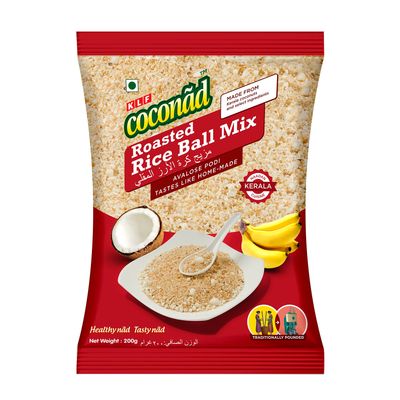 KLF Coconad Kerala Avalosepodi 200 gm Pouch | Roasted Rice Ball