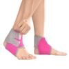 2 PCS Kids Children Ankle Brace Protector Adjustable AnkleTendon Compression Brace Foot Support Stabilizer for Basketball Soccer Volleyball Football & Baseball, Rose Red, Small view 1
