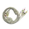 10 Lead ECG Cable Compatible with Lifeplus 4mm 15 pin Banana type view 1