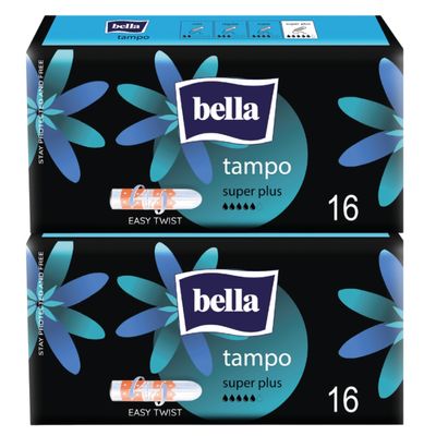 Bella Tampons Super Plus Easy Twist 32 Pcs
