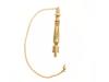 Jet Long Karnak Isis Ring Gold Pendulum Plate Chamber w/Chord Reiki Wiccan Free Booklet Jet International Crystal Therapy Healing Dowsing Metaphysical Spiritual Answers Occult Mystic view 1