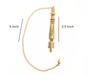 Jet Long Karnak Isis Ring Gold Pendulum Plate Chamber w/Chord Reiki Wiccan Free Booklet Jet International Crystal Therapy Healing Dowsing Metaphysical Spiritual Answers Occult Mystic view 2