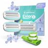 LetsShave Evior 6 Razor Blade Refills for Women (Pack of 2) | Mid-Flex Blades & Dual Moisture Bar infused with Aloe vera & Avacado | Bikini Area & Full Body Hair Removal Razor view 1