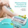 LetsShave Evior 6 Razor Blade Refills for Women (Pack of 2) | Mid-Flex Blades & Dual Moisture Bar infused with Aloe vera & Avacado | Bikini Area & Full Body Hair Removal Razor view 4