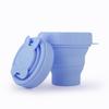 Collapsible Silicone Cup for Sterilizing Menstrual Cups and Storing Your Diva Cup - Foldable for Travel(Blue) view 1