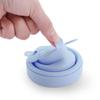 Collapsible Silicone Cup for Sterilizing Menstrual Cups and Storing Your Diva Cup - Foldable for Travel(Blue) view 4