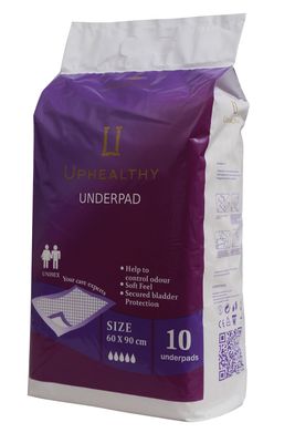 Uphealthy 90x60 cm Waterproof Incontinence Underpad
