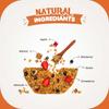 Gaia Crunchy Fruit and Nut Muesli 1 KG Jar (Pack of 2) - The Deliciously Crunchy & Nutritious Breakfast Cereals Packed with Fibre, Iron & Antioxidants Serves As The Nourishing, Tasty Breakfast Option. view 4