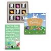 BOGATCHI Easter Eggs and Bunnies, Chocolate Easter Eggs and Bunnies, Eggs and Bunnies for Easter Celebrations, 9 Pieces + Free - Easter Greeting Card view 1