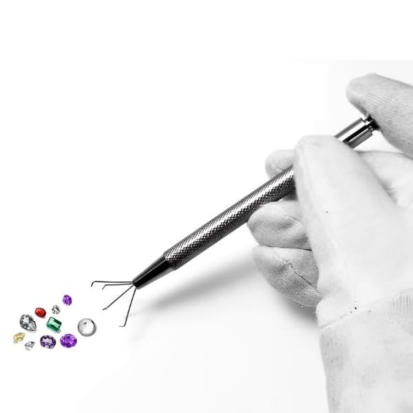 ATAR 01pc 5 Claw (Prong) - Jewellery/Diamond/Bead/Pearl/Gem Stone Holder Pickup Tool Tweezer ATDP5