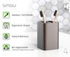 Bamboo Toothbrush 4 Pack - Medium/Soft Charcoal Bristles Tooth Brushes Wooden Handle - BPA Free, Eco Friendly, Vegan Product Gift Idea, Sustainably Grown in Recycled Biodegradable Packaging view 3