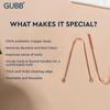 GUBB Ayurvedic Copper Tongue Cleaner for Kids & Adults with Ergonomic Handle - Effectively Combats Bad Breath, Enhances Oral Hygiene - Natural Copper Tongue Scraper for Improved Oral Health, Fresher Breath, and Gentle Tongue Cleaning Experience view 3