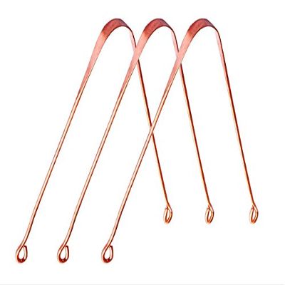 S N INTERNATIONAL PURE COPPER TONGUE CLEANER SET OF 3 PC