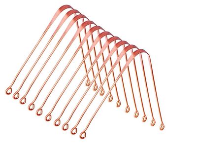 S N INTERNATIONAL PURE COPPER TONGUE CLEANER SET OF 10 PC