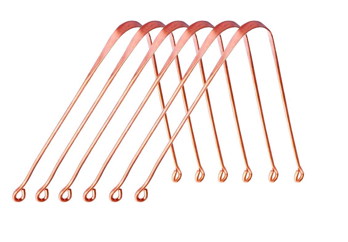 S N INTERNATIONAL PURE COPPER TONGUE CLEANER SET OF 6 PC