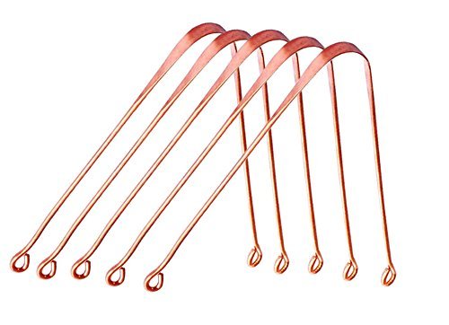 S N INTERNATIONAL PURE COPPER TONGUE CLEANER SET OF 5 PC