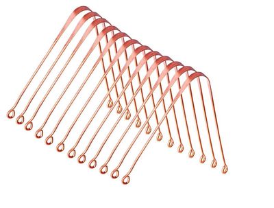 S N INTERNATIONAL PURE COPPER TONGUE CLEANER SET OF 12 PC