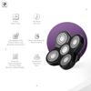 Skull Shaver Carver 5 Head Replacement Blade: for bald head shaver, waterproof, no nicks, stainless steel, easy cleaning, suitable for sensitive skin view 3