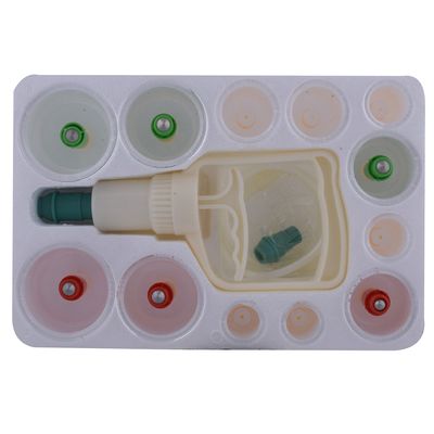ACP ACUPRESSURE Vacuum Cupping Therapy Set Gold (12 Cups) Traditional Chinese Madicine