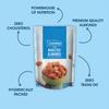 Gourmia Roasted Almonds Salt & Pepper 200g | Large Size | Black Pepper Flavoured Roasted Almond | Crunchy Kali Mirch Badam Snack | Nutritious | Low Added Salt | Rich in Protein | Healthy Snacking view 4
