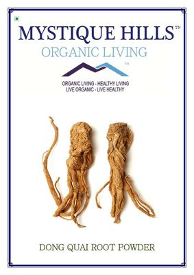 Mystique Hills Dong quai root powder, Angelica sinensis 100 g
