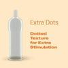 Durex Extra Dotted Condoms for Men - 3 Count (Pack of 10)|Ribbed and Dotted for Extra Stimulation|Suitable for use with lubes & toys view 3