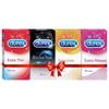 Durex Multi-pack Condoms for Men (Extra Time, Extra Dotted, Extra Ribbed, Extra Time) - 10 count (Pack of 4) view 1