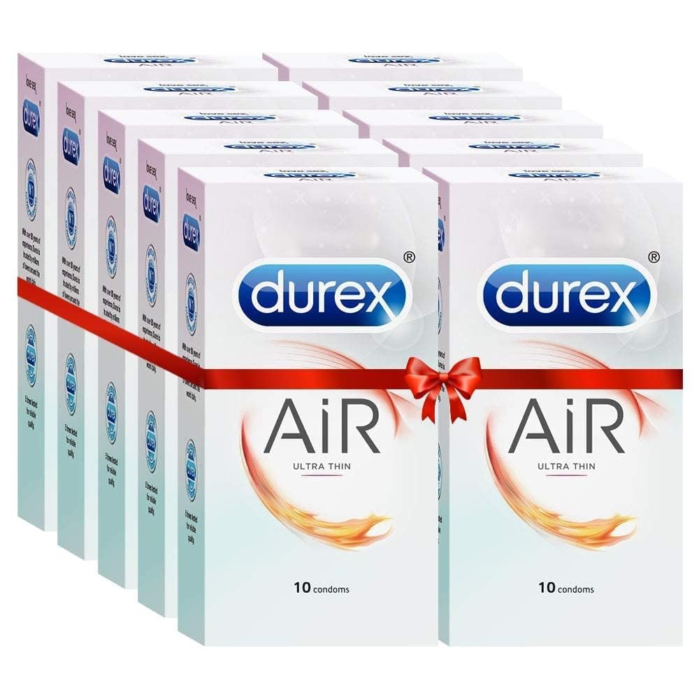 Durex Condoms, Air- 10s (Pack of 10)