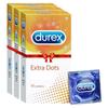 Durex Extra Dotted Condoms for Men - 10 Count (Pack of 3) view 1