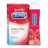 Durex Pleasure Packs (Strawberry 50Ml, Extra Thin 10S) view 1