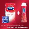 Durex Pleasure Packs (Strawberry 50Ml, Extra Thin 10S) view 4