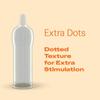 Durex Extra Dotted Condoms for Men - 10 Count (Pack of 7) | Ribbed and Dotted for Extra Stimulation | Suitable for use with lubes & toys view 2
