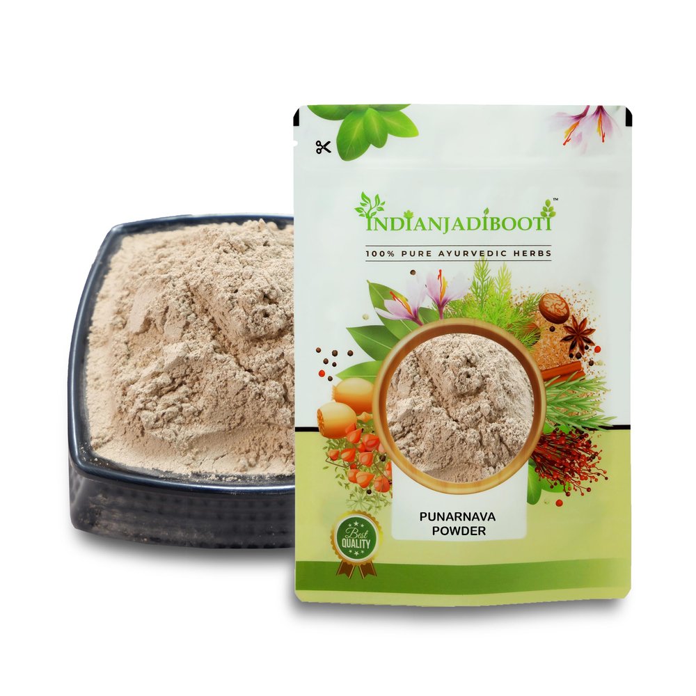 IndianJadiBooti Punarnava Powder Boerhavia Diffusa | Supports Kidney Health & Water Balance | Punarnava Churna For Urinary Wellness & Swelling Relief | With Boerhavia Diffusa Root-250 Grams