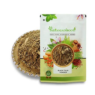 IndianJadiBooti Tulsi Basil Leaf Powder, 250 Grams Pack