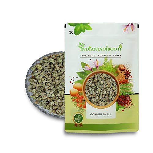 IndianJadiBooti Gokhru Small - Gokharu Chota - Tribulus terrestris, 250 Grams