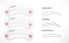 Cairo Facial Hair Epilator Remover Tool for Face Clean with Eyebrow Stencils Shaping Kit view 3