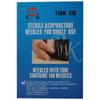 ACi Acupressure Health Care India Transparent Acupuncture Needles For Single Use Size : 0.25*13 - Pack of 100 Needles view 1