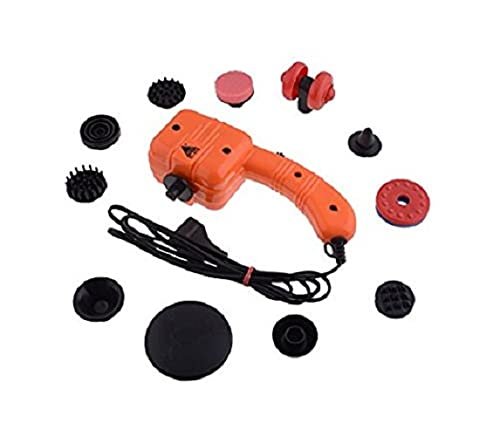 ACi Acupressure Health Care India Handheld Deep Percussion Multi Massager with Heat 11 Interchangeable Nodes Massager