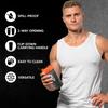 AS-IT-IS Nutrition ATOM Protein Gym Shaker for Lump free Shakes with Mixer Ball, 100% Leak proof, BPA Free, Food Grade Plastic, with Measurement, 470ml view 3