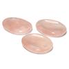 Nature's Crest Rose Quartz Worry Stone Palm Stone Thumb Stone 20MM x 35MM Metaphysical Energy Healing Meditation Chakra Reiki Tool Gemstone Crystal Spiritual Stone Gifts view 2