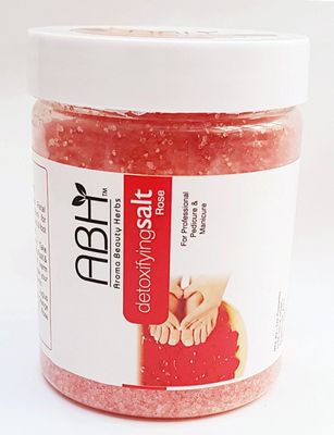 ABH Detoxifying Salt | Professional Pedicure & Manicure Spa Salt for Hand & Foot Care Refreshing Lime Formula | Softens Skin, Removes Impurities 500ml Icy Cool