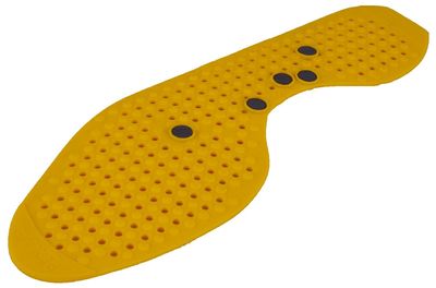 ACi Acupressure Health Care India Acupressure Magnetic Shoe Sole with Chinese Acupressure Points for Massage - Yellow