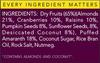 thenibblebox Amaranth Amore Granola, 400g Jar [65% dry fruits, gluten free, vegan friendly, no refined sugar] view 3