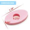 1.2''Oval Corn Pads*135: Welnove Oval Corn Pads 1.18'' Adhesive Toe Corn Cushions For Corn Remove, Relief Callus And Feet Sore-Hypoallergenic And Waterproof(135 Count) view 2