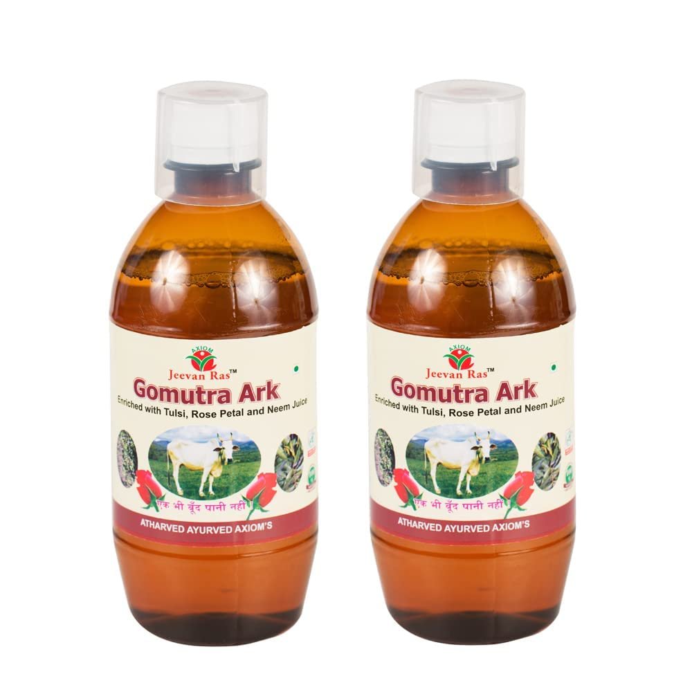 Jeevanras Desi Cow Gomutra Ark - 500ml (Pack of 2) | Boosts Immunity | Natural Detoxifier | Helpful in Managing Liver Problems | No Added Color or Sugar