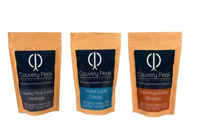 Cauvery Peak Arabica Sampler Pack 3 x 100 Grams (Medium Roast, French Press)