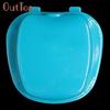 NavaFresh Basics Blue: Denture Bath Box Case Dental False Teeth Storage Box with Hanging Net Container 0325B5Down td128 view 3