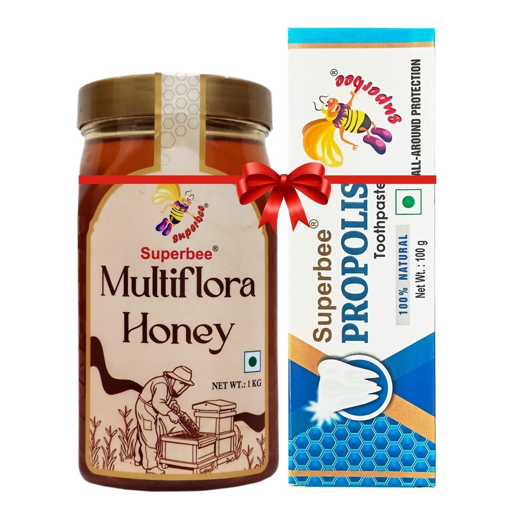 Buy 1kg Multiflora Honey get Superbee Propolis toothpaste Free