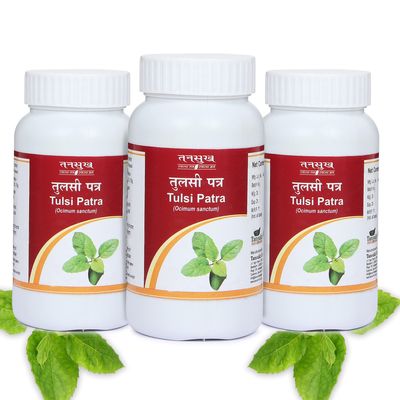 Tansukh Tulsi Powder Churna, Tulsi Patta (Leaf) Powder | 100 gm - Pack of 3 | Total Quantity - 100 gm X 3 = 300 gm